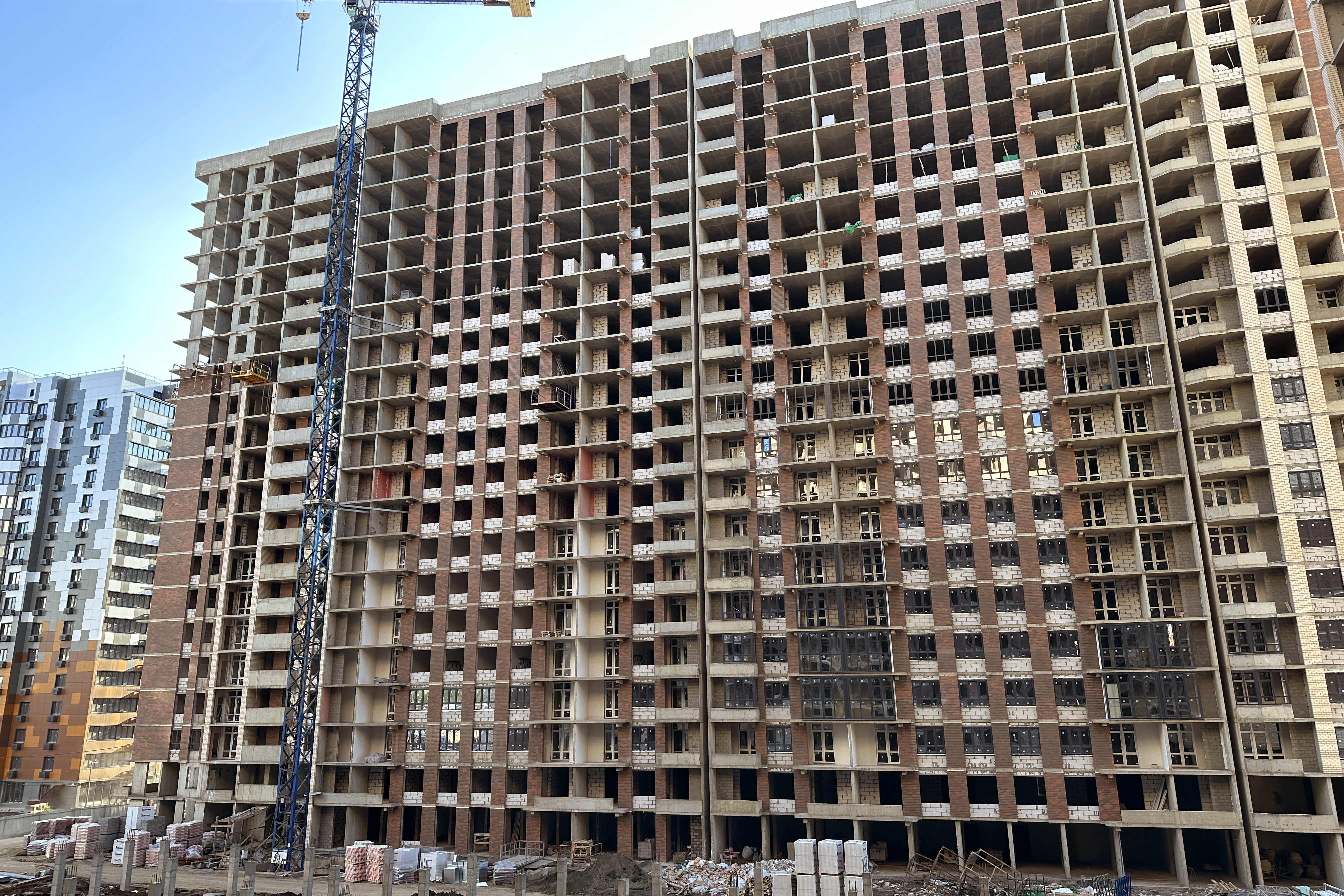 Стройка, литер 17, Май 2024
