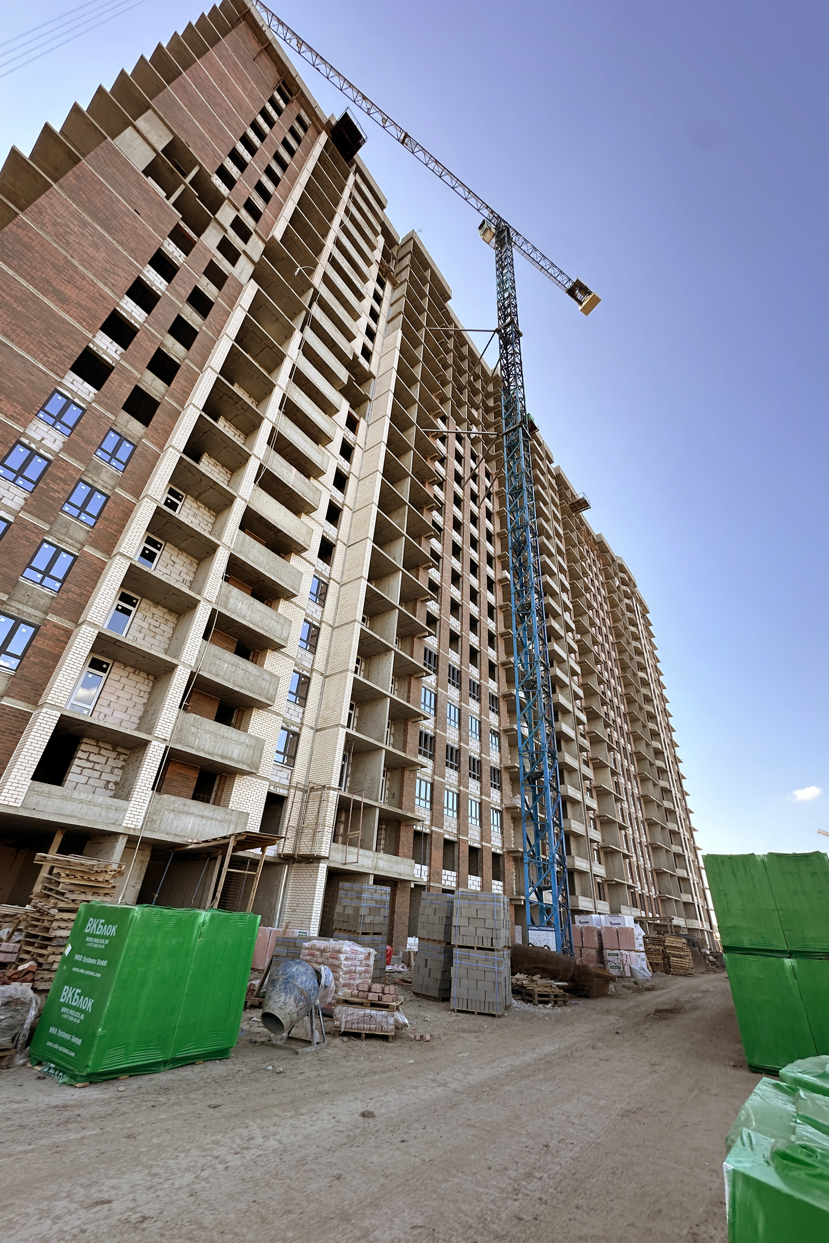 Стройка, литер 18, Май 2024