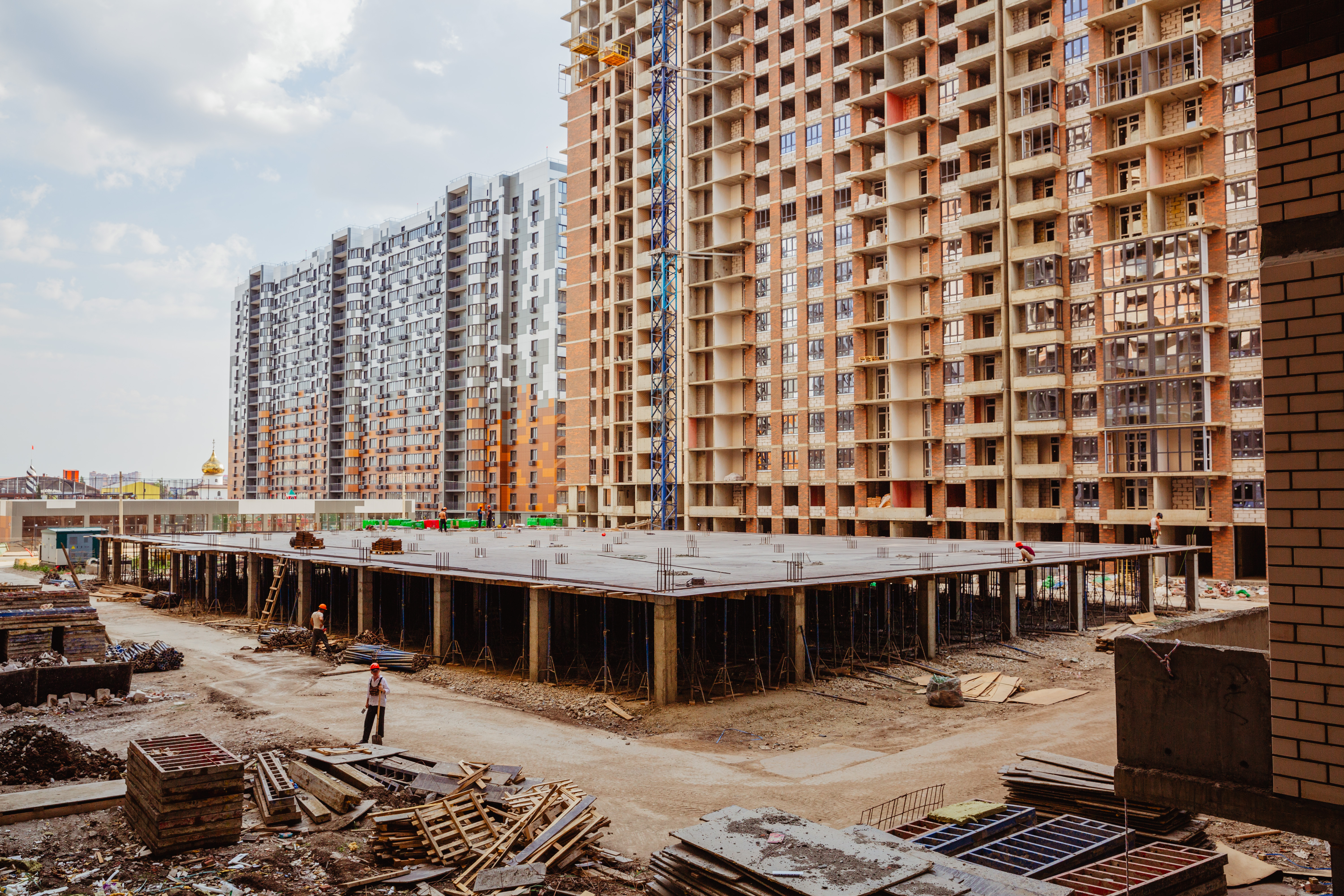 Стройка, литер 18, Июнь 2024
