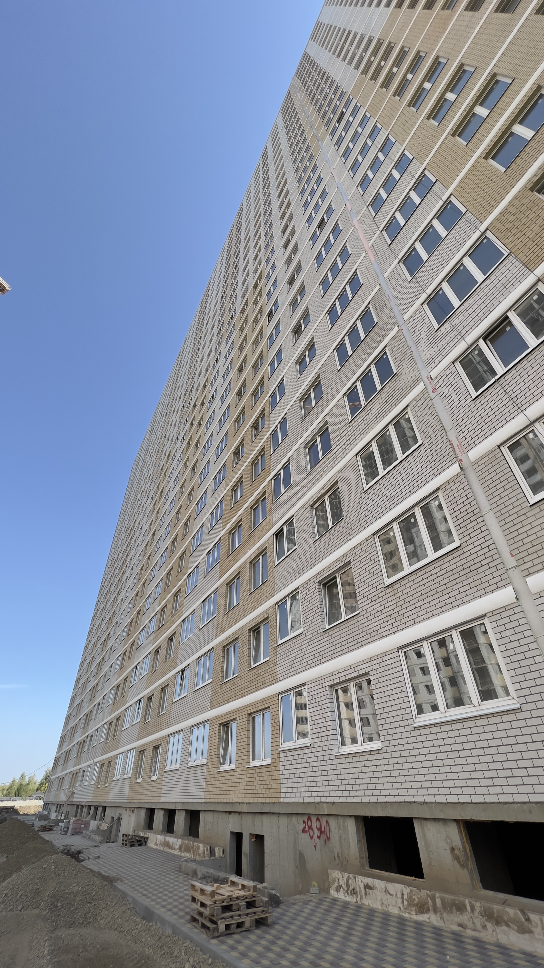 Стройка, литер 9, Октябрь 2023