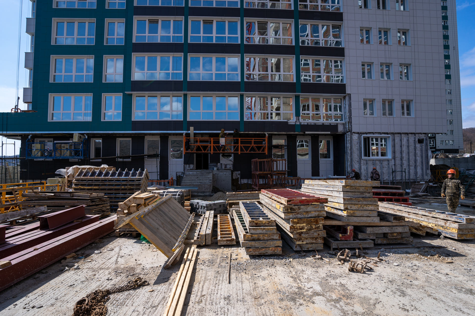 Стройка, литер 1, Март 2023