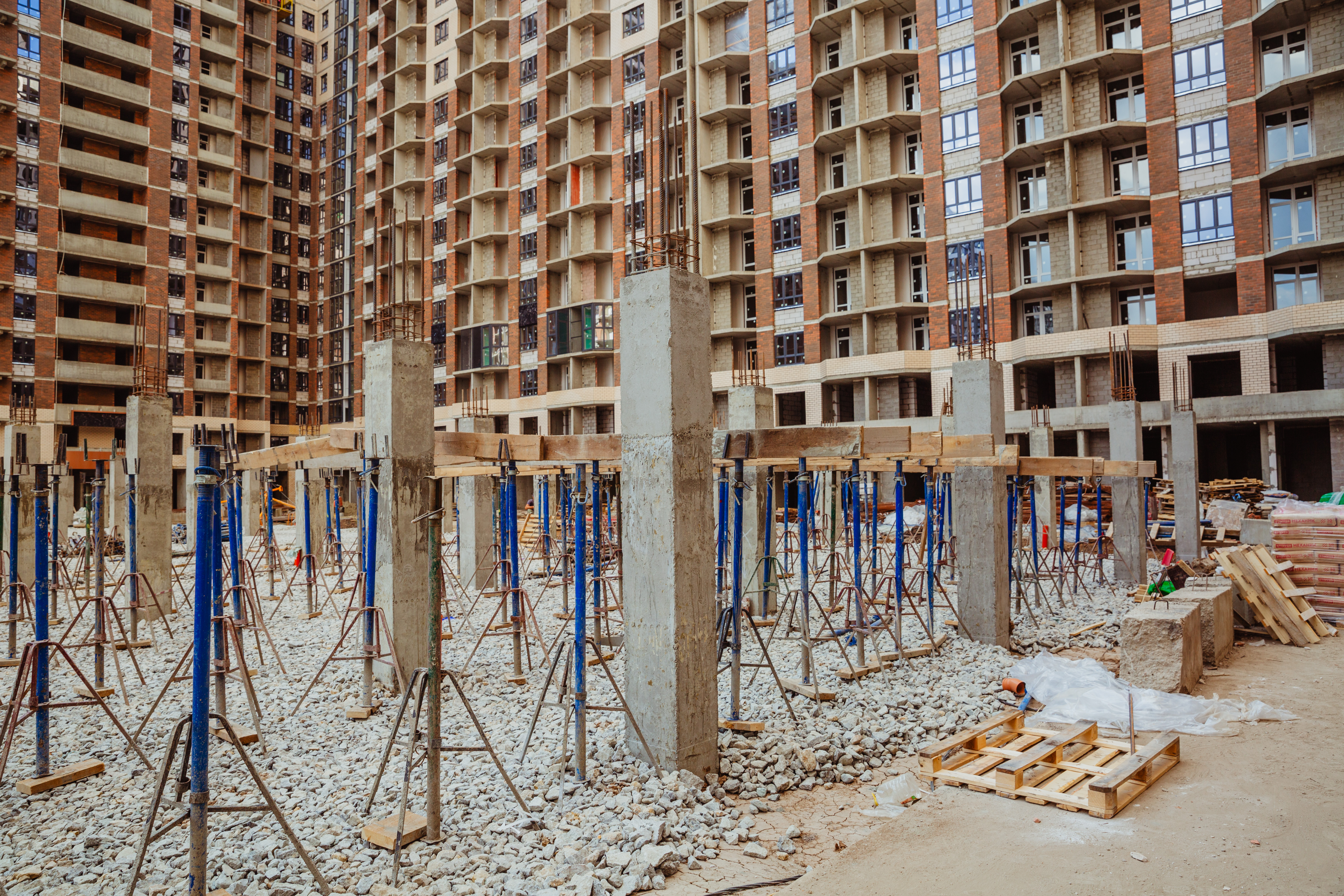 Стройка, литер 17, Июнь 2024