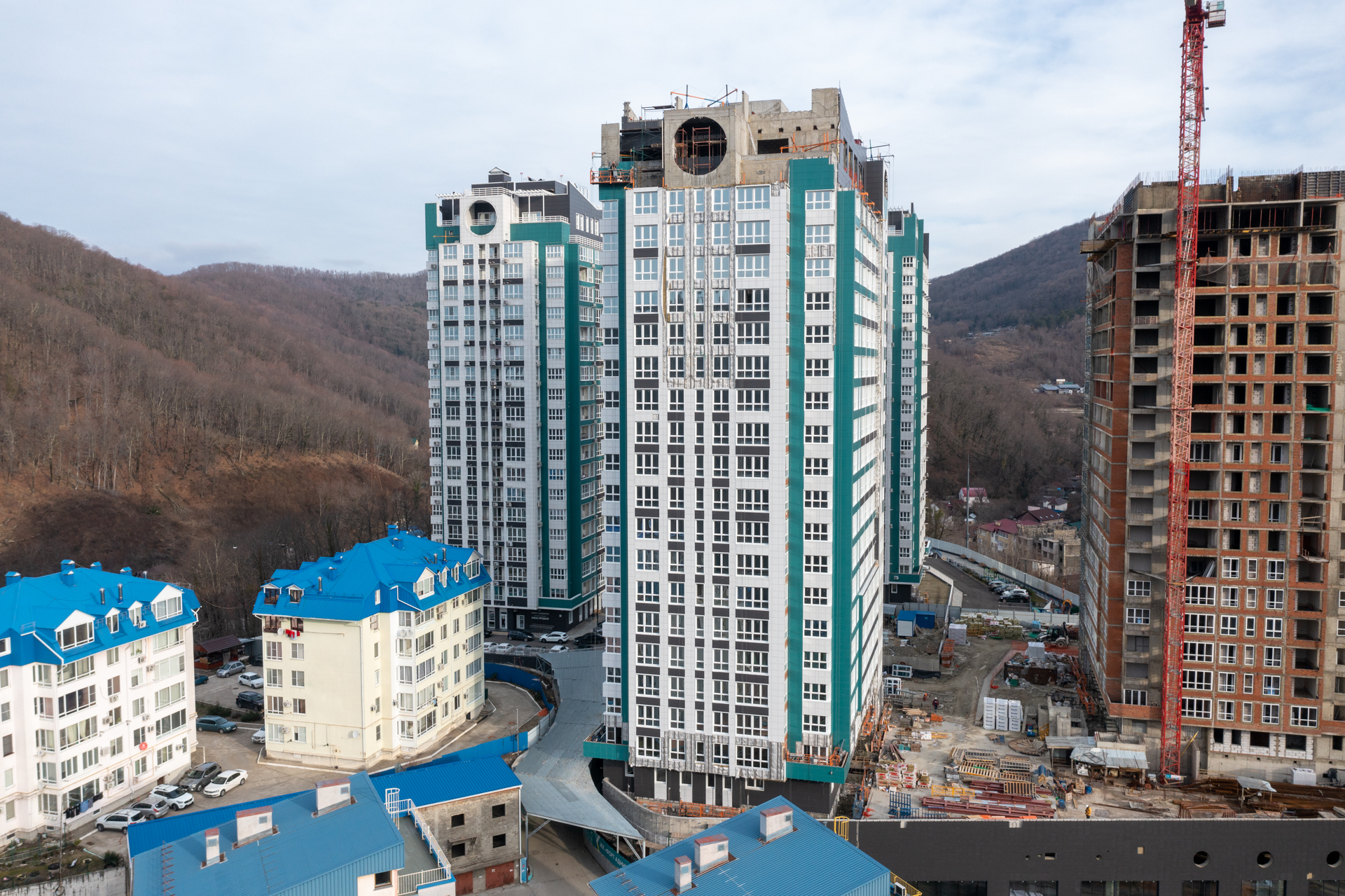 Стройка, литер 1, Февраль 2023