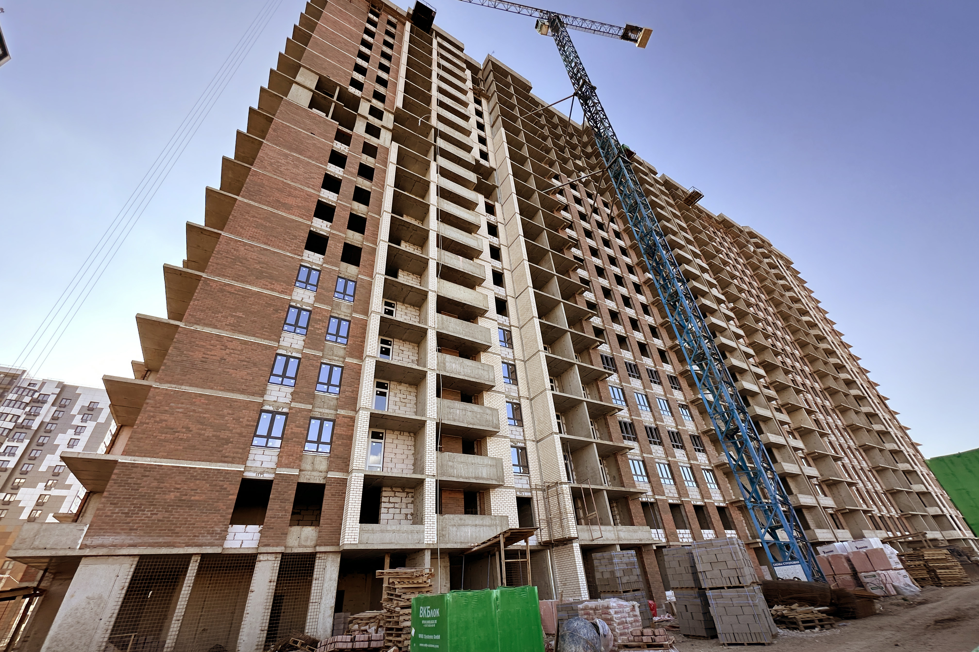 Стройка, литер 18, Май 2024