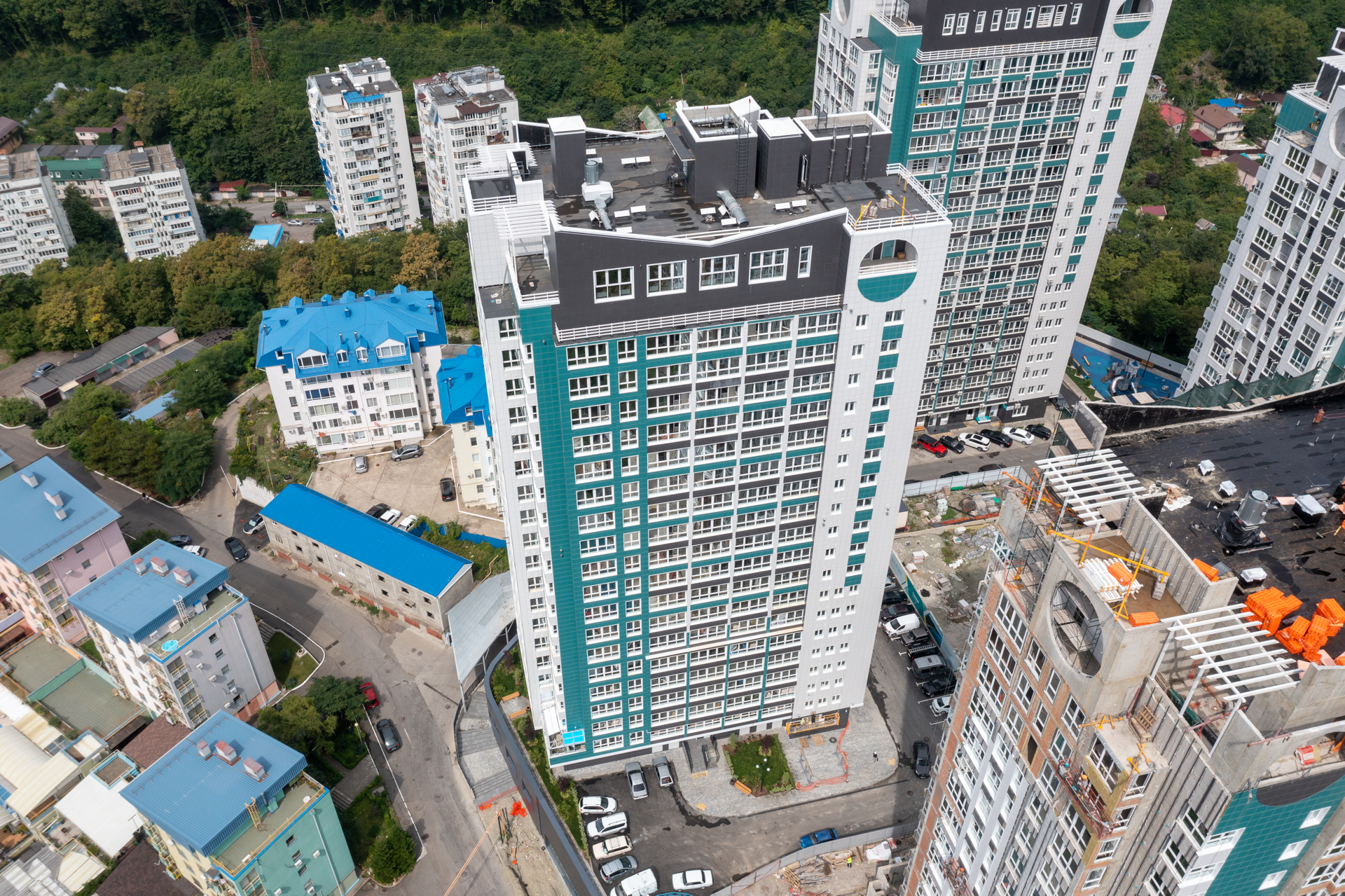 Стройка, литер 1, Июль 2023