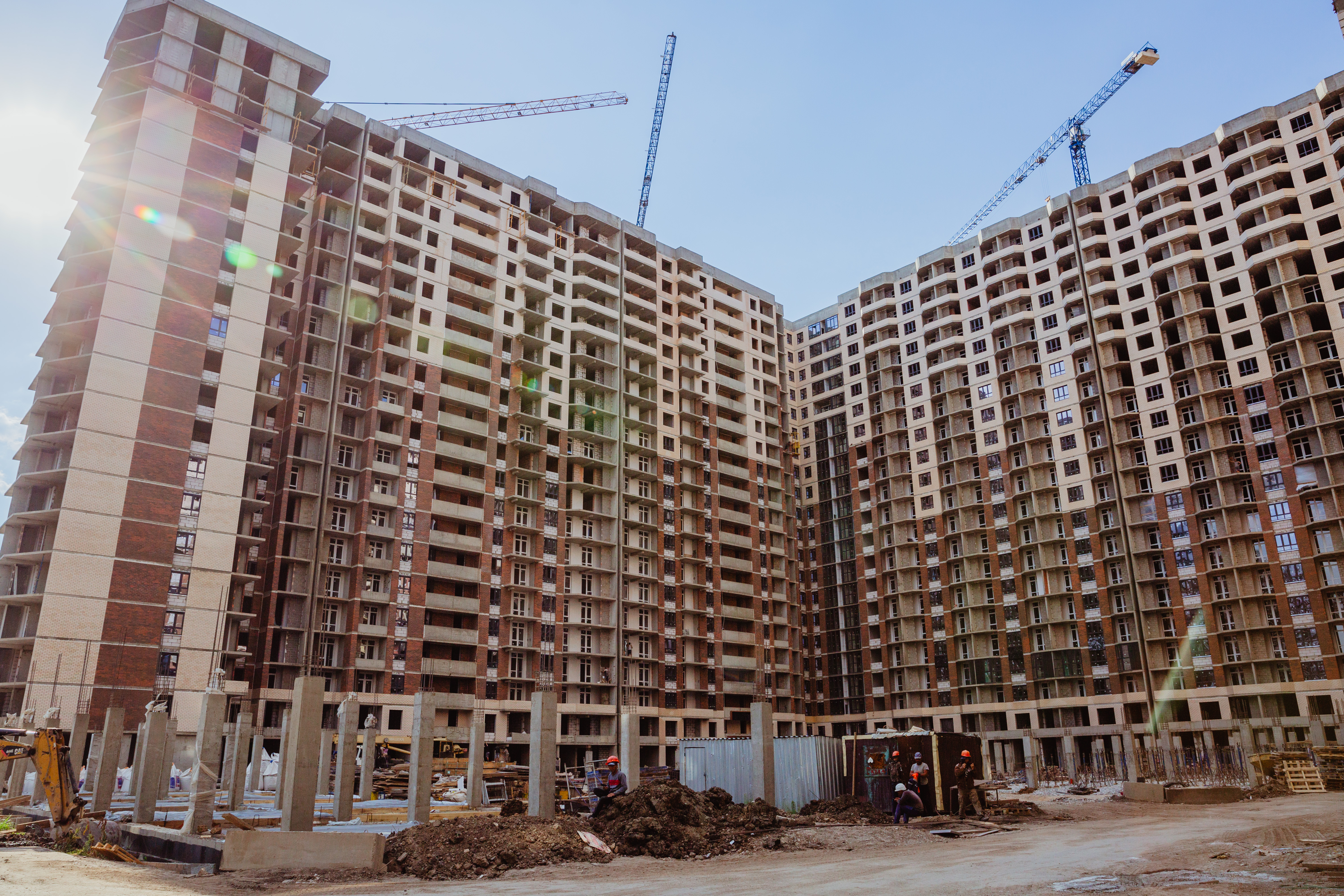 Стройка, литер 17, Июнь 2024