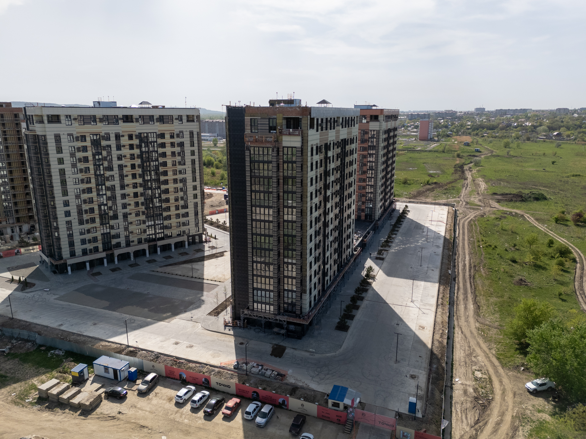 Стройка, литер 1, Апрель 2024