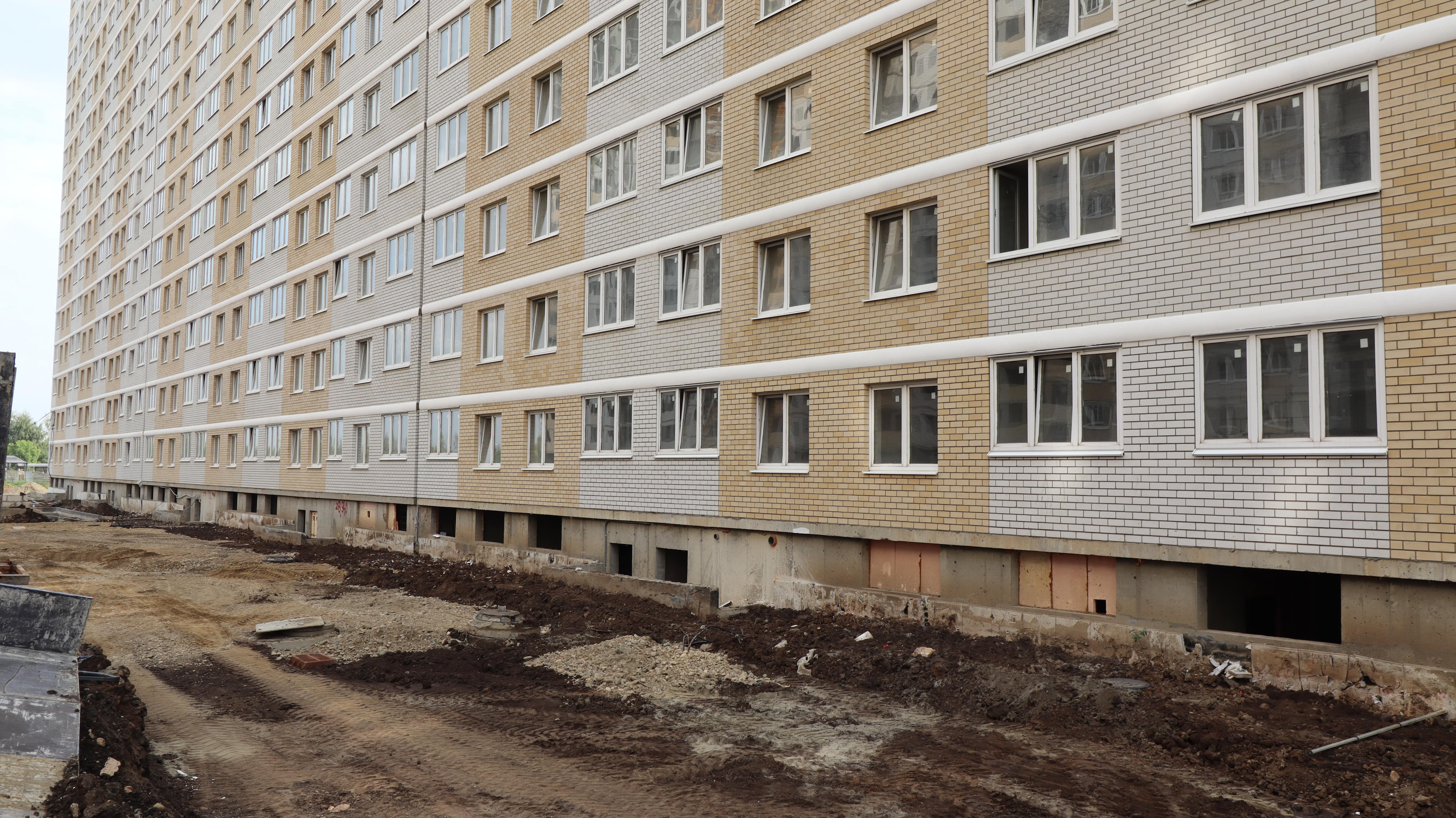 Стройка, литер 9, Сентябрь 2023
