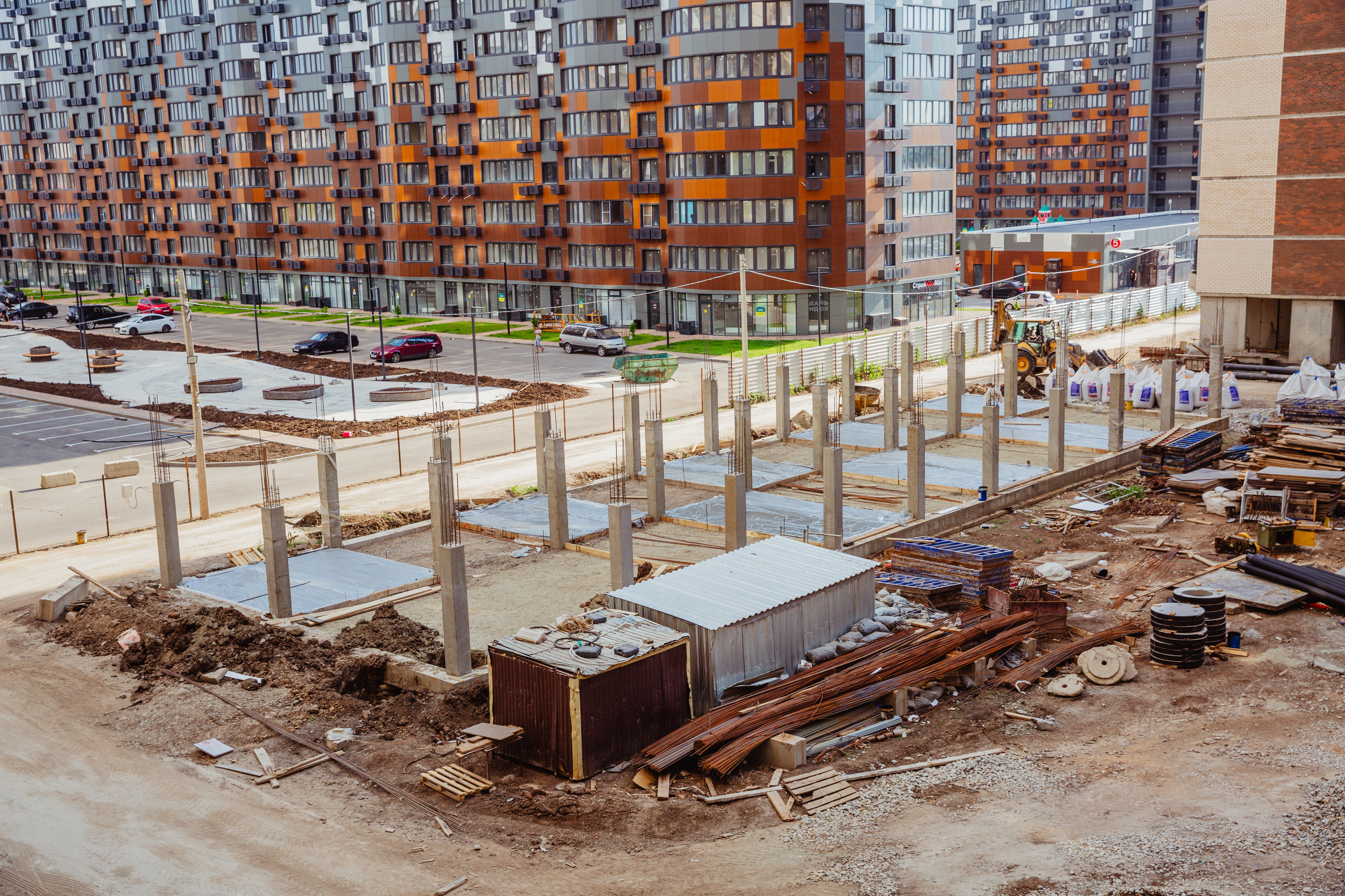 Стройка, литер 17, Июнь 2024