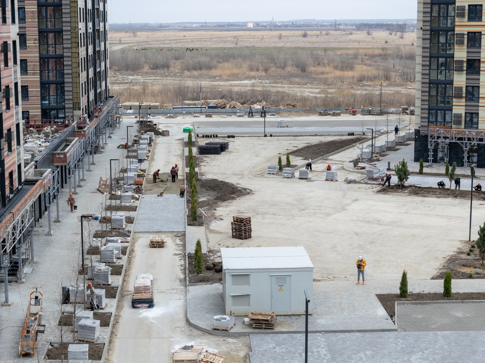 Стройка, литер 1, Март 2024