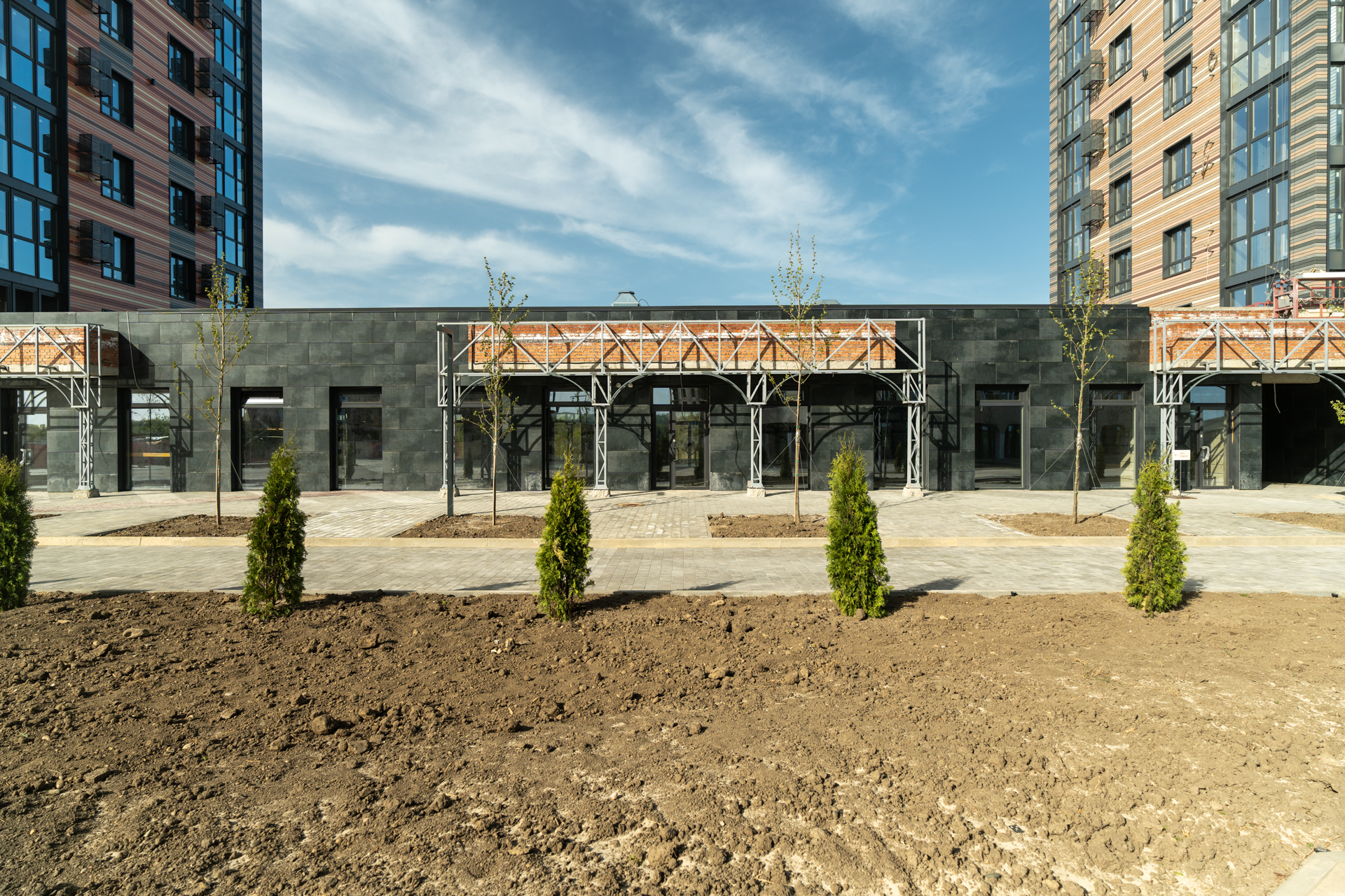 Стройка, литер 1, Апрель 2024